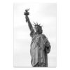 City Landscape  Wall Art Prints Illustration New York Statue of Liberty Picture Black and White Poster Wall Art Decor Paintings No Frame