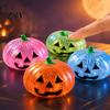 Classroom Stress Toy 1/2/3Pcs Halloween Pumpkin Relief Toy, Creepy Head Squeeze Decompression Glitter Ball for Kids Adults, Party Favors