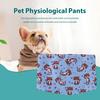 Pet Physiological Pants Adjustable Leakproof Male Dog Belly Band Diapers Breathable Fast Absorption Cartoon Pattern Machine Washable Sanitary Pants