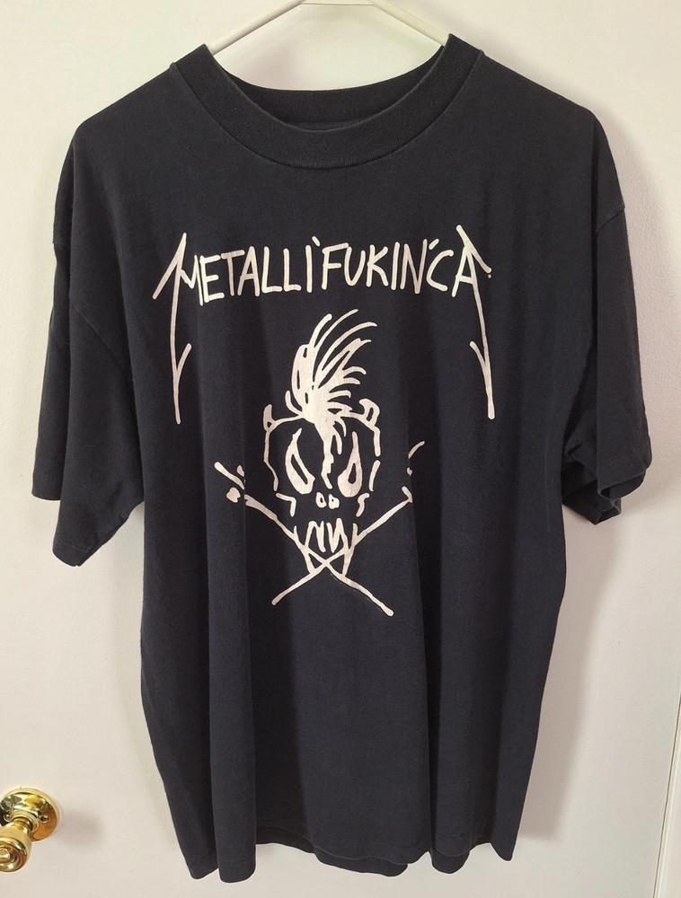 Винтажная футболка Metallica Metallifukinca Been There Done It 1994 года, репринт, унисекс