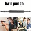 1pc Spring Tool Hammerless Nail Set Center Holes Punch Spring Loaded Marking Metal Woodwork Drill Bit Door Pin Removal Tool