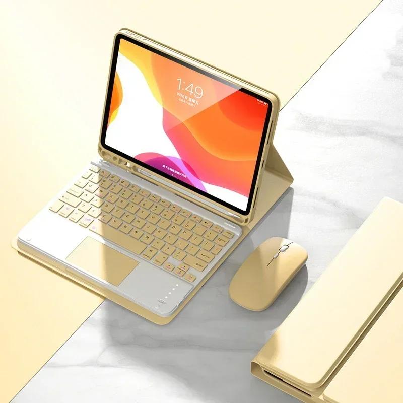 2025 New IPad A16 Case Touch Keyboard & Mouse Capa for Apple IPad 11th Generation 11inch A16 2025 Funda Shockproof Tablet Cover