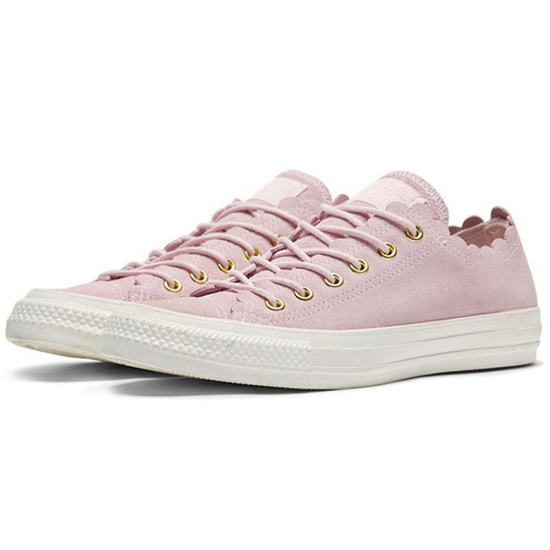 Converse Chuck Taylor All Star Простые и Удобные Эспадрильи с Низким Верхом Женские Фиолетово-Розовые