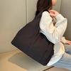 Bag Women's Bag Large-capacity Tote Bag 2025 Spring New Simple Solid Color Fashion Lazy Style Women's Shoulder Bag