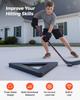 Triangle Hockey Passer, Heavy-Duty Multi-Angle Rebounder, Hockey Passing Aid, Passing & Stick Handling Trainer, Off-Ice & On-Ice Portable Equipment,
