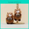 Groundhog Toy Plush Cartoon Keychain Backpack Pendant Childrens Gift Holiday