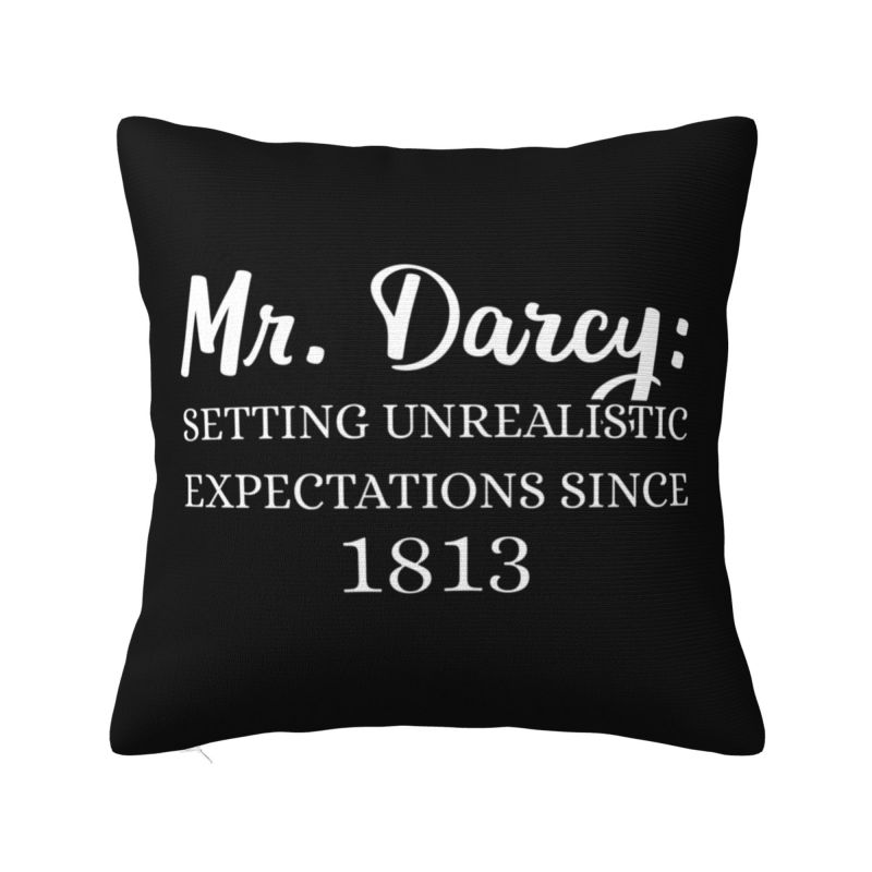 Fitzwilliam Darcy Style Throw Pillow Covers Decoration Pride And Prejudice Sofa Chair Cushion Cover Polyester Cozy Pillowcase