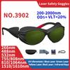 Laser Goggles All Wavelength 200-2000nm Safety Glasses for Dental Hair Removal Radiation Protection Protective Industrial IR IPL