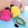 Dollhouse Decor 1/6 BJD Rucksack  Gifts With Zipper Doll Backpack Doll Bag Miniature Doll Bag BJD Doll Schoolbag