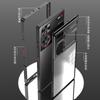 Чехол для ZTE Nubia Z60 Ultra, Чехол с металлической рамкой из алюминиевого сплава для ZTE Nubia Z60Ultra, Матовый прозрачный чехол для телефона с акриловой задней крышкой, Бампер