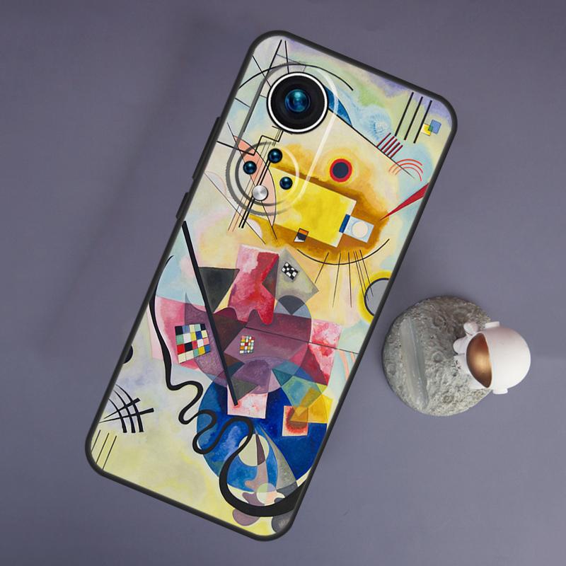 Чехол с изображением Василия Кандинского для Huawei Honor Magic 5 Lite 70 50 X8 X9 a P20 P30 P40 P50 P60 Pro P Smart Nova 9 5T