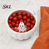 Rotating Vortex Wash Bowl Halloween Swirl Bowl, Ghost Center Berry with 360 Degree Safe PLA Candy Dish Spin Function, Fruit Strainer Basket,