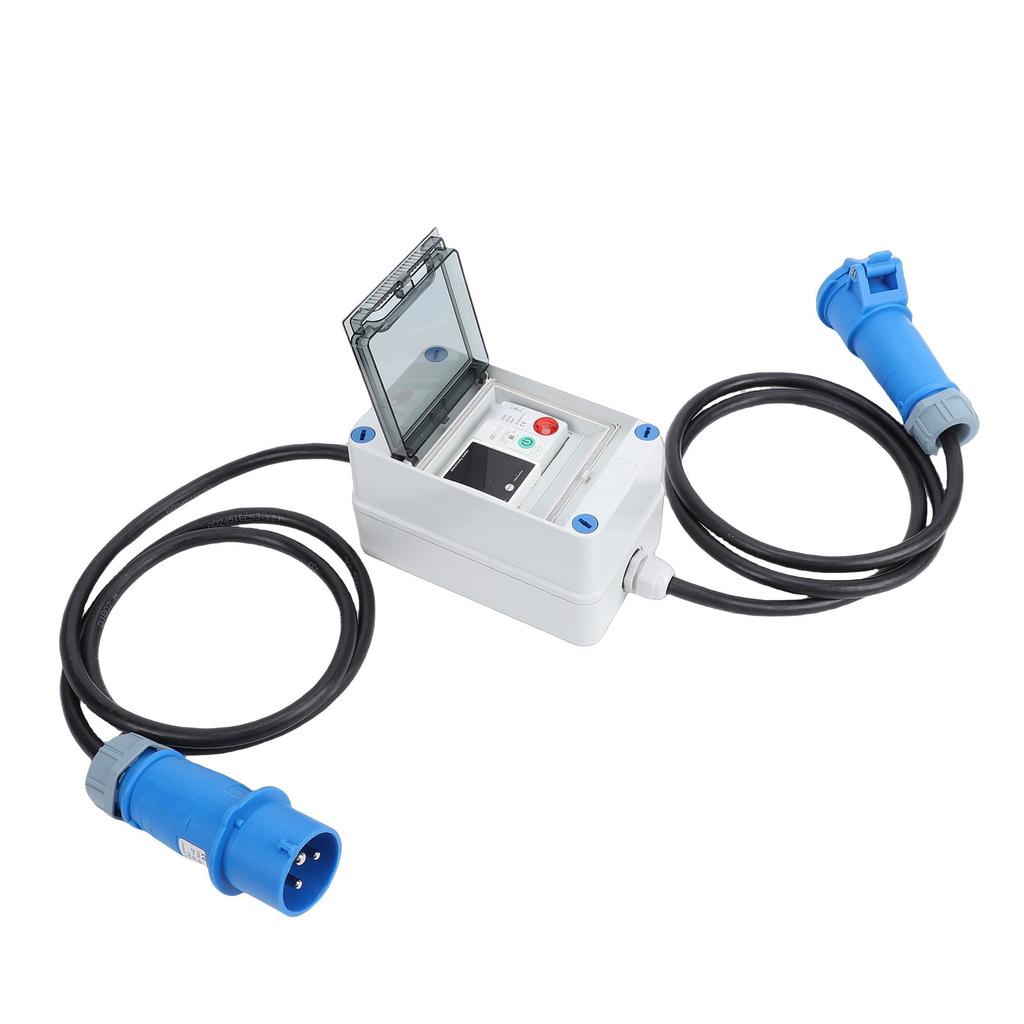 Цифровой счетчик электроэнергии с водонепроницаемым разъемом WiFi Автоматический выключатель Поддержка для Умного портативного счетчика кВтч для Автодома, Уличного использования, Дома