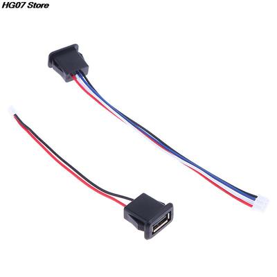 1 шт. 2-контактный 4-контактный USB 2.0 female разъем питания 2P 4P USB 2.0 порт зарядки Разъем Интерфейс данных с кабелем USB розетка для зарядки