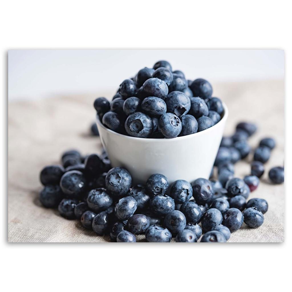 Печать на холсте, Ягоды в миске