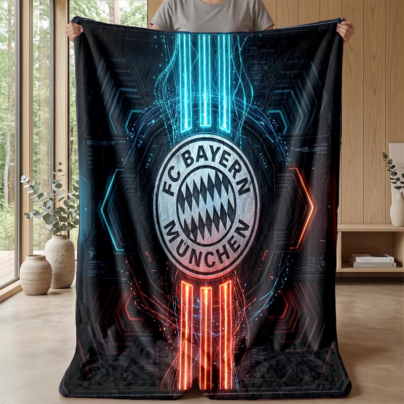 Bayern Munich Theme blanket Soft Flannel Blanket Plush Throw Blanket Cozy Sofa Bed Blanket for Home Decor