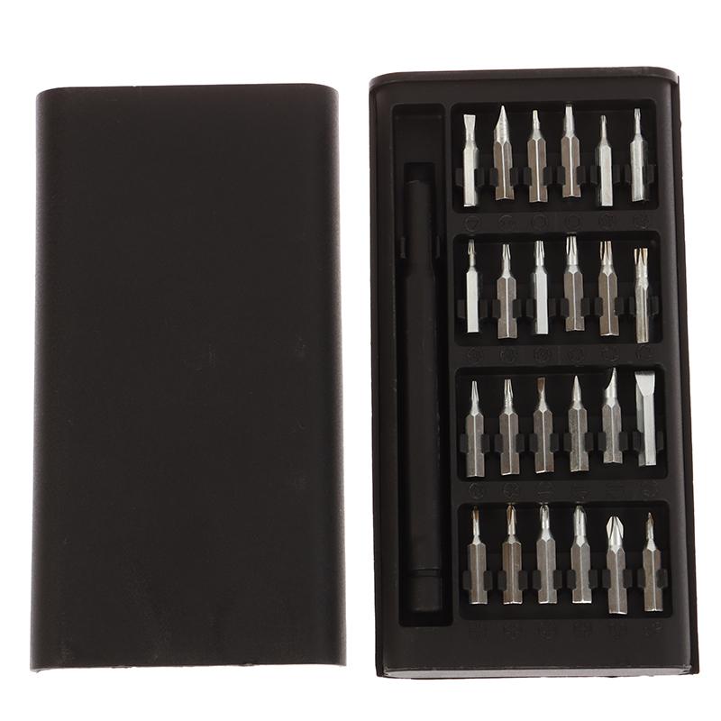 Набор прецизионных магнитных отверток 25 в 1 Многофункциональный инструмент для обслуживания телефона, компьютера, прецизионной электроники