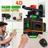 110В-220В 16 линий регулируемый лазер 4D самовыравнивающийся горизонтальный вертикальный крест зеленый лазер водонепроницаемый луч измерительное оборудование