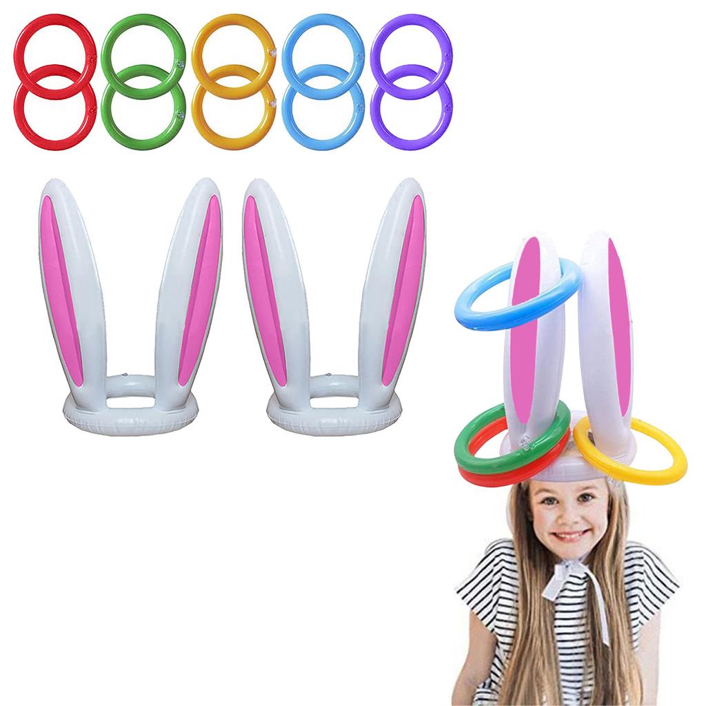 Inflatable Ear Hat, Children's Game Toy Plastic