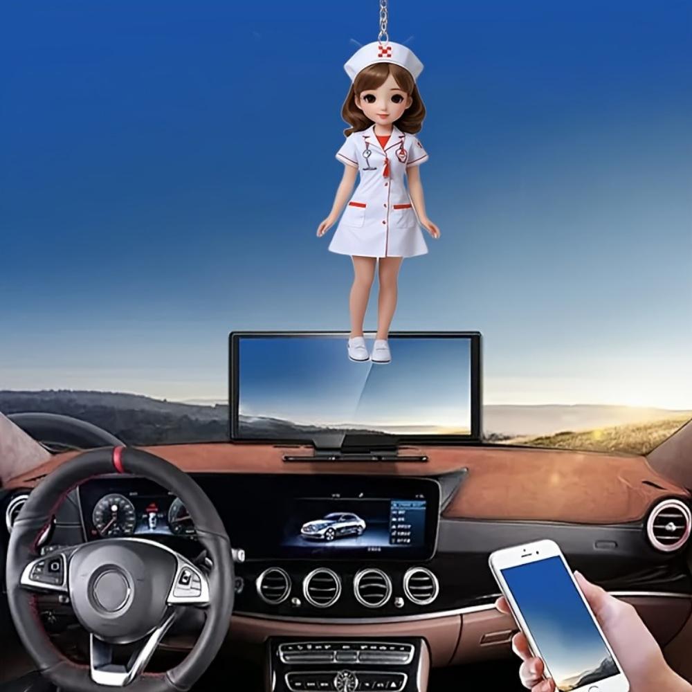 Элегантный и красивый акриловый брелок для ключей «Медсестра» - брелок в виде медицинской униформы медсестры для дня медсестер, кулон, подарочные сувениры для друзей