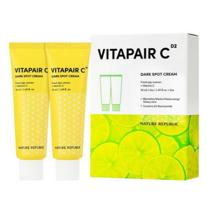 Nature Republic Крем Vitapair C от темных пятен 50 мл x 2 шт. Корейская косметика