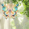 Acrylic Crystal Hanging Home Wall Decor Round+Special Shape Single-Sided Butterfly Dragonfly Tree Parrot for Garden Window Decor