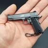 Модель мини-пистолета из металла, масштаб 1:3 1911Model Мини Брелок Металлическая Модель Игрушечный Пистолет Игрушка Детская Имитация Пистолет Подарок