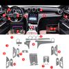 TPU for Benz Mercedes C Class C200 C260 Transparent Protect Film Car Interior Sticker Central Control Panel Gear Door Air Panel