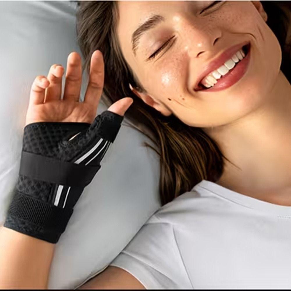Дышащая ткань Эргономичный фиксатор запястья Шина для большого пальца Триггерный палец Артрит