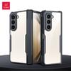 Противоударный чехол Xundi Z Fold7 для Samsung Galaxy 6 - Прозрачная стеклянная складная крышка