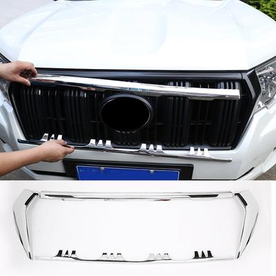 Хром ABS Для Toyota Land Cruiser Prado FJ150 150 2010-2018 Декоративная Рамка Накладка Решетки Передней Части Автомобильные Аксессуары