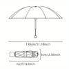 130CM Super Large Folding Umbrella Rain Women Windproof Sunny And Rainy Paraguas Male Double Whole Family Umbrellas