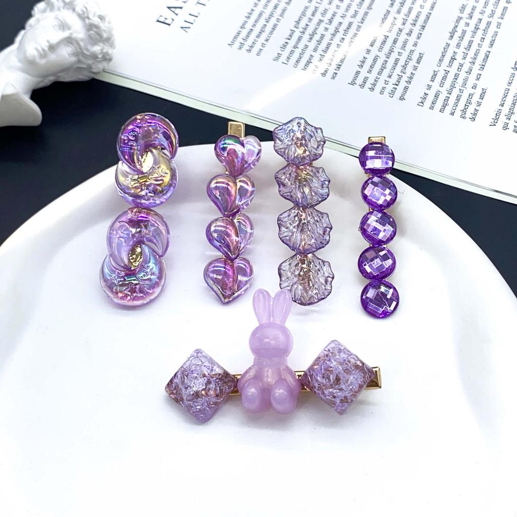 Крутая металлическая шпилька Y2K: Высококачественная горячая девчачья челка с заколкой и головной убор в виде утконоса