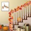 1 шт. Искусственная осенняя листва гирлянда осенняя гирлянда кленовый лист 175 см/шт. подвесная виноградная гирлянда День благодарения для дома свадьба камин вечеринка декор