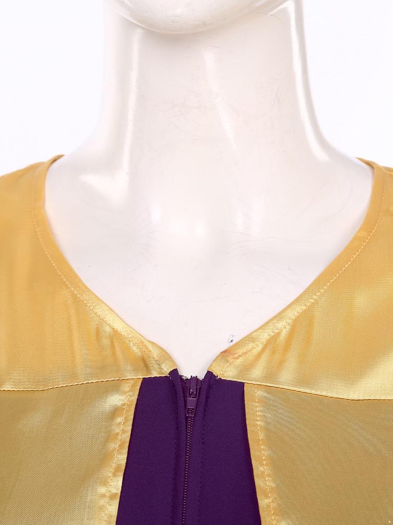 Унисекс взрослый хоровой халат для церковного крещения с V-образным вырезом и длинным рукавом, цветные блоки, на молнии, костюмы