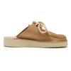 Clarks Nomadmule 2604 26186619 Замша бежевая