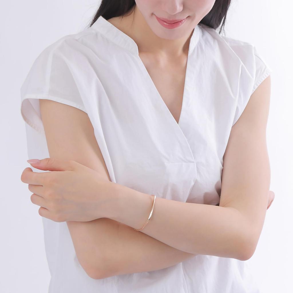 Pair Bracelet Surgical Stainless Steel Diamond Twist Message Pink Silver [White Clover] & 4SBR039GO&4SBR040SV