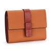 2024 New Two-tone Women Wallets Genuine Leather Short Coin Purse First Layer of Cowhide Billfold Trifold Wallet Card Holder