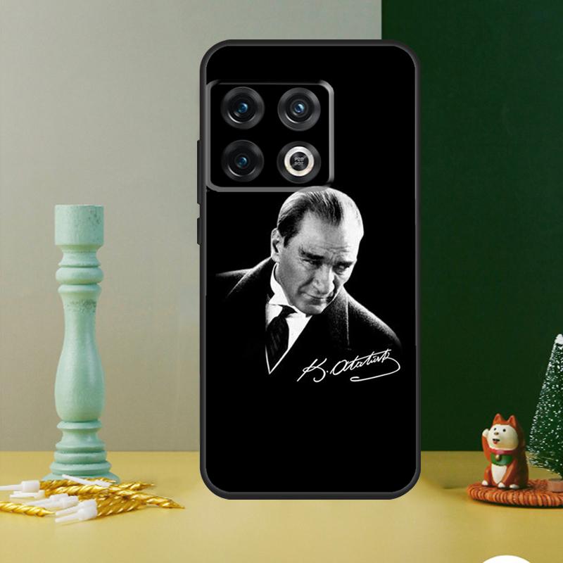 Чехол для телефона с подписью Мустафы Кемаля Ататюрка для OnePlus 13 13R 12 12R 11 9 10 Pro 8T 9RT 10T 10R Nord 4 CE 2 3 Lite N20 N30