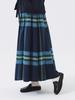 Beams Boy Women's Big Tartan Skirt, Navy 2