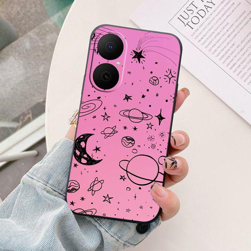 Для телефона Huawei Nova Y73 Чехол-астронавт Силиконовый Защита камеры Задняя крышка Для Huawei Enjoy 80 Funda NovaY73 Y 73 Fundas