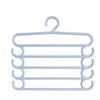 Clothes Hangers Trousers Pants Hangers Towel Scarfs Racks Pants Holders 5 Layers Clothes Hangers Closet Storage Organization KTY
