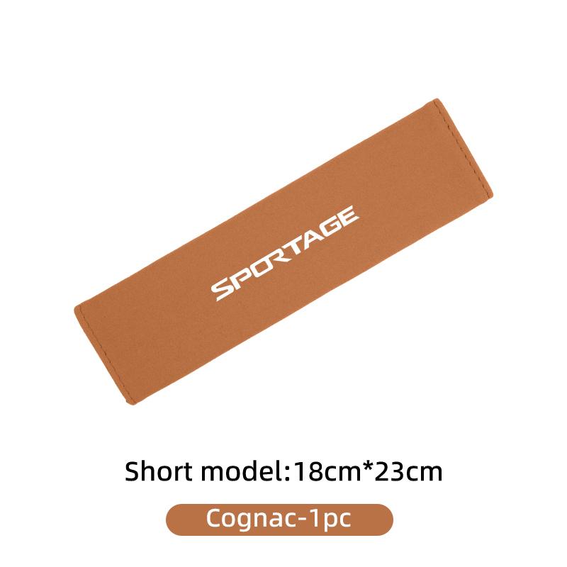 ACZ2 For KIA Suede Car Seat Safety Belt Shoulder Covers Belt Protective Pad Accessories Sportage 2016 2017 2018 Sephia Stonic Carens