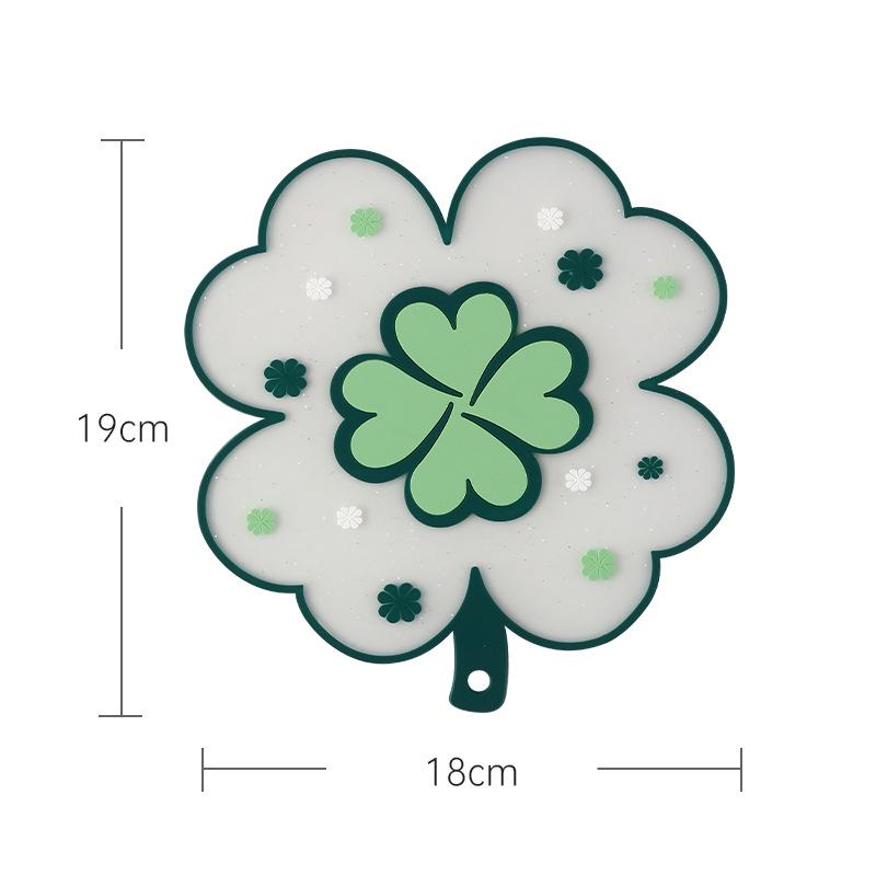 Four Leaf Clover Coaster Insulation Mat Non-Slip Mat Household Tea Cup Mat Anti-Scald Dining Table Mats Drink Cup Coasters