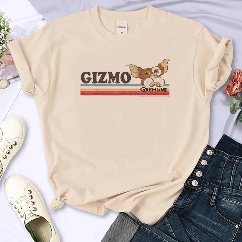Women's Gremlins T-Shirt Anime Streetwear Funny T-Shirt Designer Women's Clothing Aesthetic Apparel