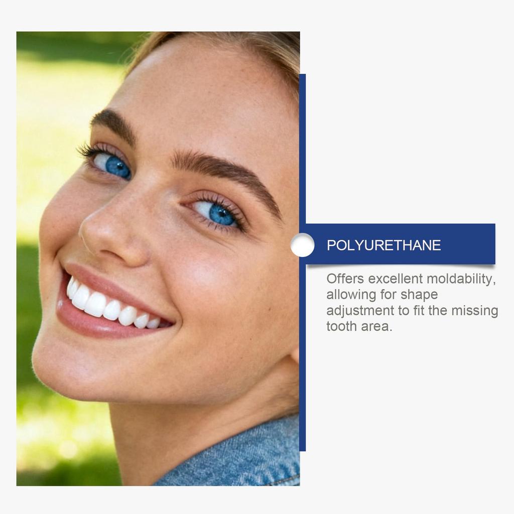 Moldable Teeth Repair Kit Temporary Dental Replacement Kit Thermal Beads For Filling Fix The Missing And Broken Tooth Artificial