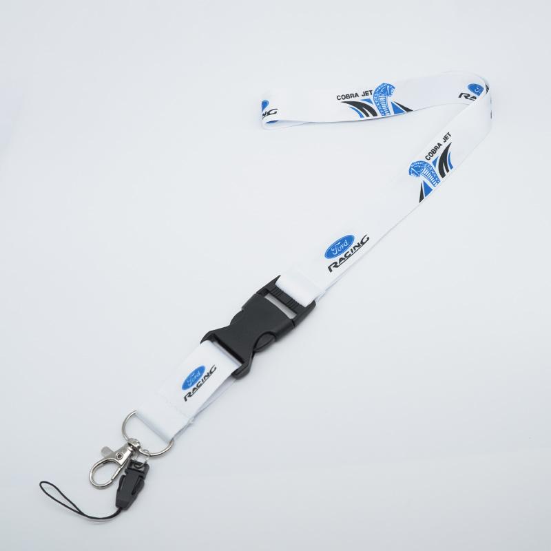 WBTI6 Nylon Car Keychain Neck Straps Key Lanyard Auto Accessories For Ford Fiesta Mondeo Fusion Explorer Escape Shelby Edge Kuga