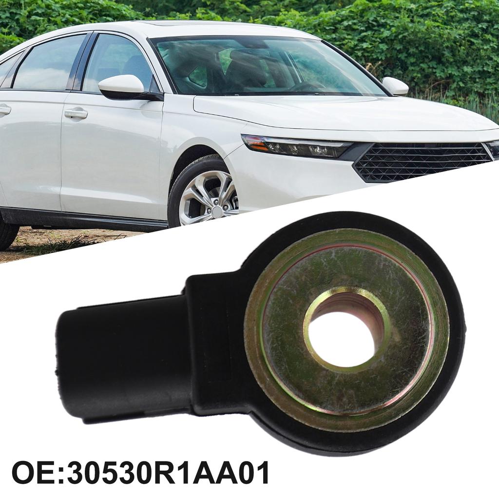 Reliable Performance Knock Sensor for Honda For Accord For CRZ For CRV For Civic ABS Metal Black OE 30530 R1A A01