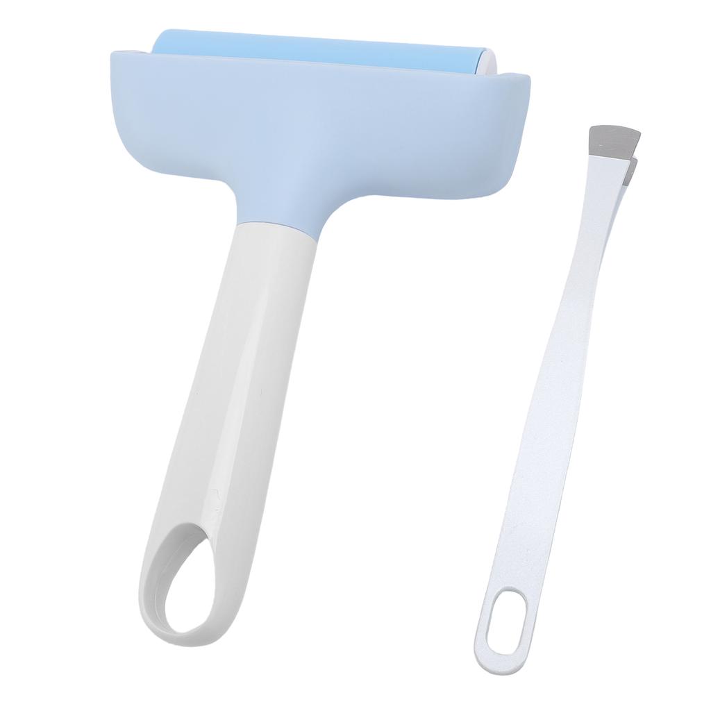 Roller and Tweezers Kit Hand Printmaking Roller for Leather Fabric Paper Wrinkle Bubble Removal