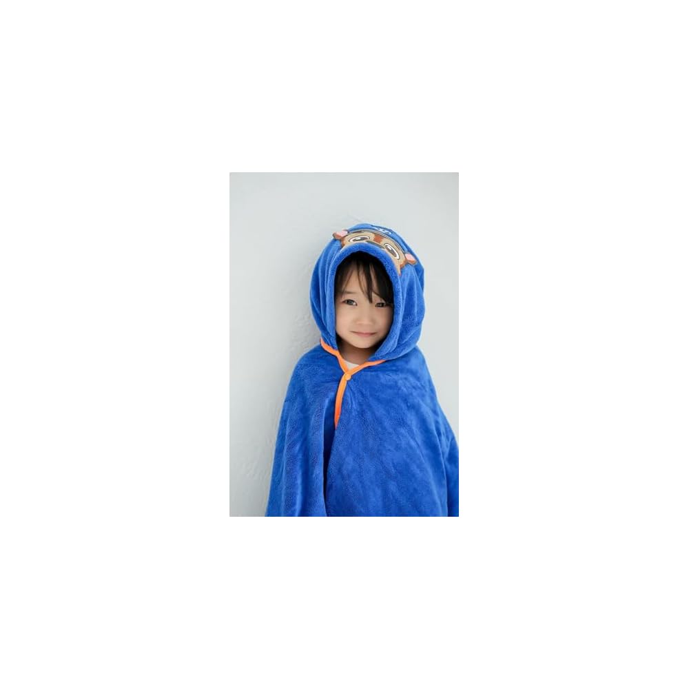 Skater Kids' Bath Poncho with Hood, Quick-Drying, 108 x 92cm, Paw Patrol, Boys, BPO1-A